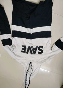 Striped SAVE Hoodie