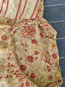 Floral Print Cotton Dress Material