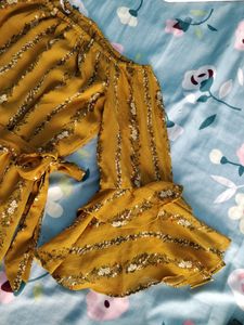 Lee Cooper Mustard Print Dress