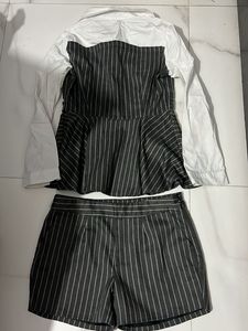 Chic Pinstripe Co-ord Set