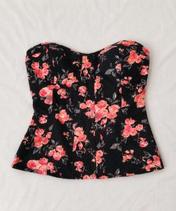 Floral Corset Padded Top