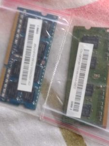 Laptop RAM Modules  2 gb   and gb1 worki