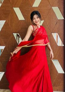 Stunning Red Lehenga Choli Set