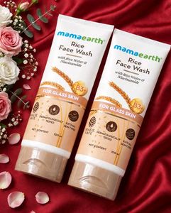 Pack of 2 Mamaearth Rice Dewy Bright Face Wash Wit