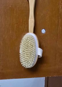 Wooden Bath Brush with Long Handle