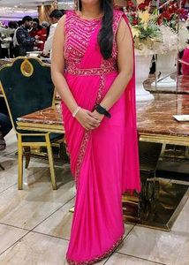 Ready to wear saree  💗 party lehenga