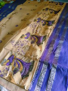 🛍️ Beautiful Cotton Saree with Deer Print