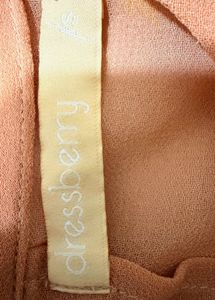 Dressberry Chic peach Lace Top