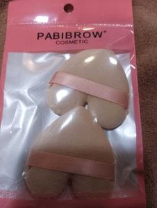 Pabibrow Heart-Shaped Makeup Sponges