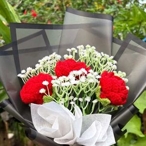 Crocheted Flower Bouquet