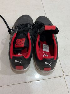 Puma Black &amp; Red Sports Shoes Ferrari