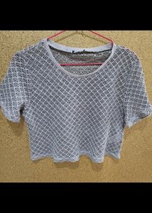 Crop crochet top