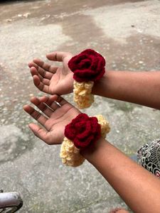 Handmade Rose Gajra 🌹🎀🫶🏻