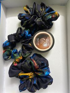 Patterned Scrunchie Set