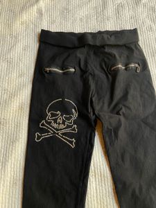 y2k skull stone jeans