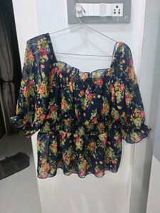 Floral Off-Shoulder Top