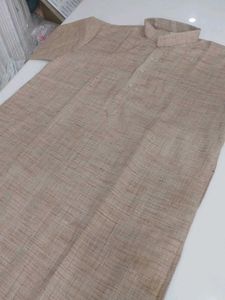 Men's Beige Kurta