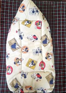 Mickey Mouse Baby Sleeping Bag with Pillow