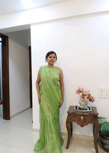 Designer Green Mermaid Lehenga Set