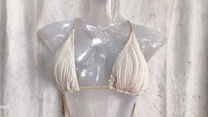 Textured Bikini Set