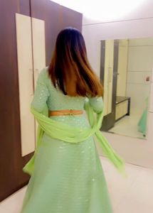 Olive Green Choli