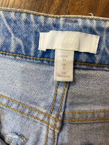 H&amp;M Light Wash Wide Leg Jeans
