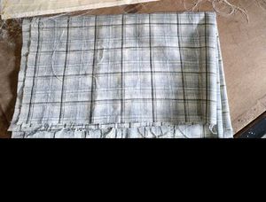 Men's checked shirt  fabric