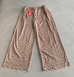 Wide Leg Printed Pants