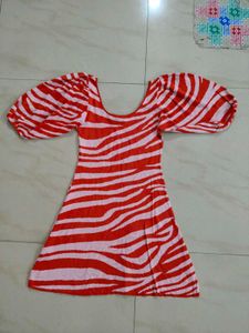Stylish Zebra Print Dress