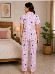 Cute Floral Print Pajama Set. WITH FREE GIFT 🎁