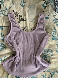 Lavender Ribbed Tank Top💜