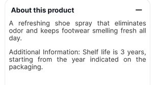 Shoe Deodorant Stickers