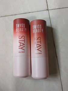 Swiss Beauty Stay All Day Lipstick (2 Shades)