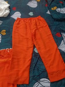 Orange Kurta Set