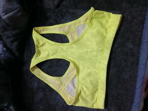 Parrot Green Sports Bra