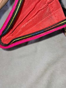 Embroidered Peacock Clutch