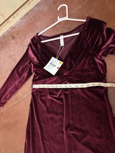 Velvet Midi Dress