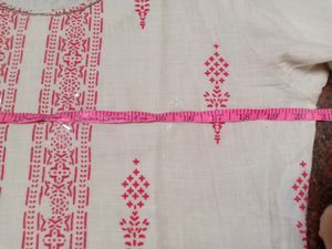 Ethnic Beige Kurti With Bell Sleeves From W Brand