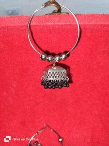 New Designer Hoop Jhumka And Earrings