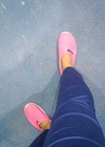 Comfortable Pink Slip-On Shoes