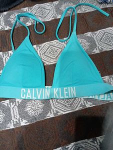 Calvin Klein Blue Sports Bra