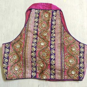 Embroidered Halter Top