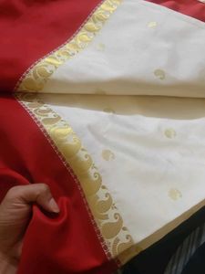 Beautiful Red &amp; Gold Saree