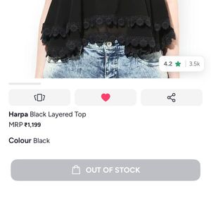 Elegant Black Lace Trim Camisole Top