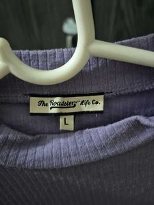 Lilac Tie Up Top