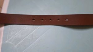 Benetton Leather Belt Brown