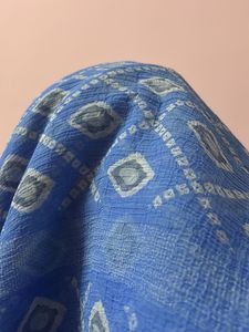 Blue Bandhani Saree + Free gift