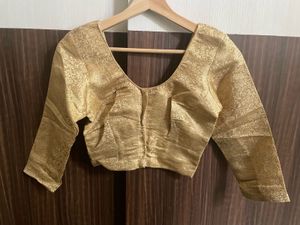 Elegant Brocade Blouse