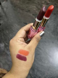 Two Lipsticks - Red & wine Burgundy