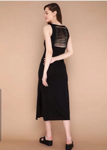 🕷️Black 'Dress Me Up' Midi dres